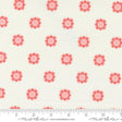 a ruler with a flower pattern on it