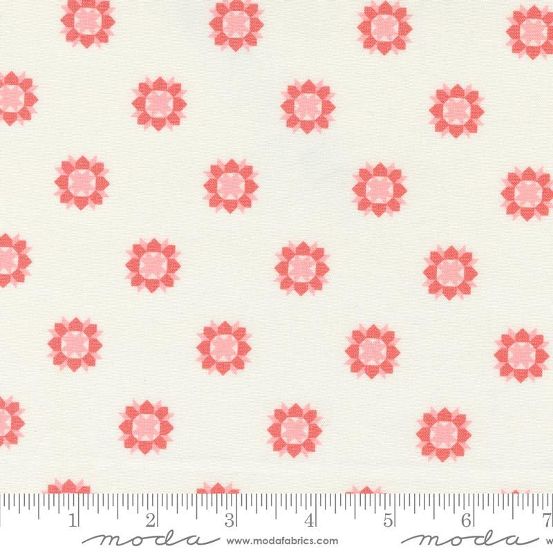 a ruler with a flower pattern on it