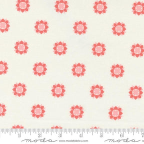 a ruler with a flower pattern on it