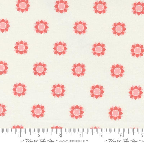 a ruler with a flower pattern on it