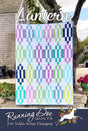 Lantern Quilt Pattern Card by Running Doe Quilts for Villa Rosa Designs finished size 60" x 84"