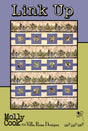 Link Up Quilt Pattern Card by Molly Cook for Villa Rosa Designs finished size 55" x 70"