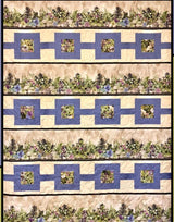 Link Up Quilt Pattern Card by Molly Cook for Villa Rosa Designs finished size 55" x 70"