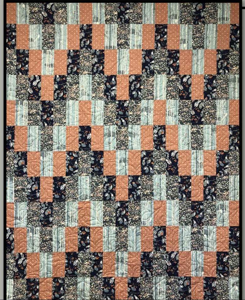 Martina Quilt Pattern Card for Villa Rosa Designs finished size 57" x 72"