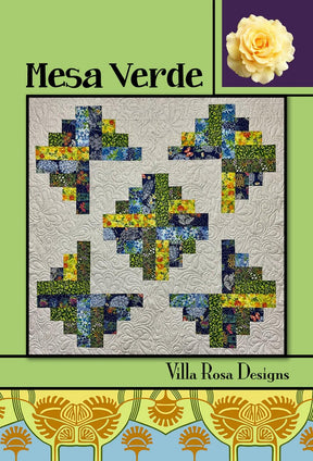 Mesa Verde Quilt Pattern Card for Villa Rosa Designs finished size 50" x 50"