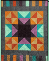 Movie Star Quilt Pattern Card for Villa Rosa Designs finished size 53" x 68"
