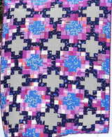 Mosaic Quilt Pattern Card by Running Doe Quilts for Villa Rosa Designs finished size 54" x 72"