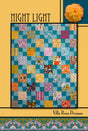 Night Light Quilt Pattern Card for Villa Rosa Designs finished size 36" x 45"