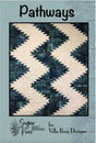 Pathways Quilt Pattern Card by Sugar Pine Quilt Designs for Villa Rosa Designs finished size 62"x70"