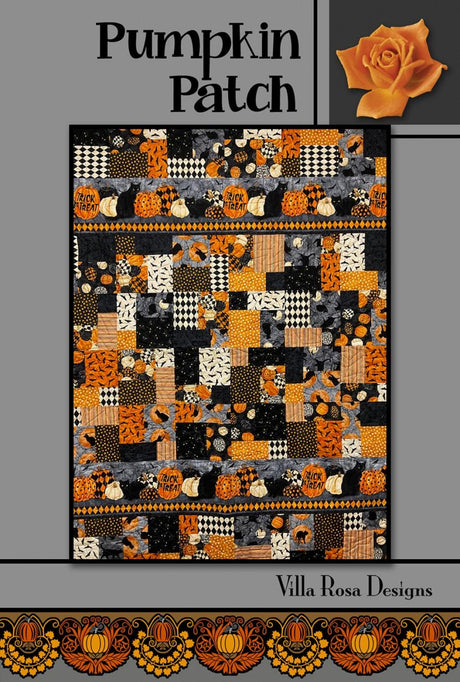 Pumpkin Patch Printed Pattern Villa Rosa Designs Size 54" x 72"