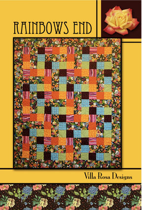 Rainbows End Printed Pattern Villa Rosa Designs Size 42" x 53"