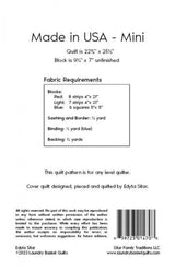 Made in the USA Laundry Basket Quilts Pattern Made in USA LBQ-0655-P