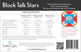 Block Talk Stars Quilt Pattern by Joanne Hillestad for Swirly Girls Design SGD070