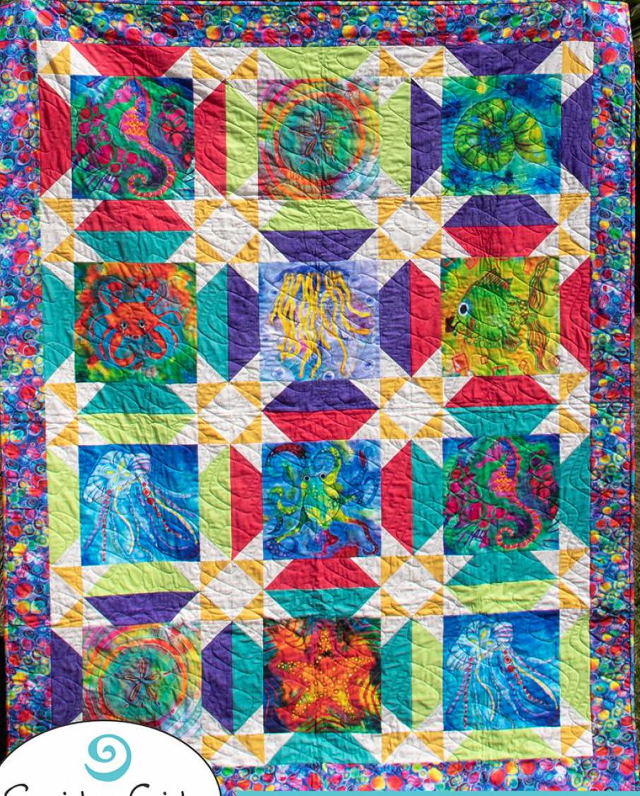 Block Talk Stars Quilt Pattern by Joanne Hillestad for Swirly Girls Design SGD070