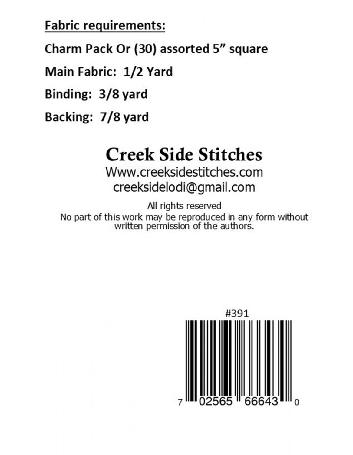 Charming You CSS391 From Creek Side Stitches two sizes Bin MP