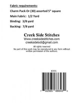 Charming You CSS391 From Creek Side Stitches two sizes Bin MP
