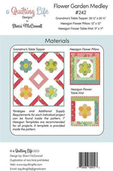 Flower Garden Medley QLD 242 A Quilting Life Designs by Sherri McConnell Quilting Life Designs