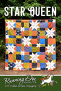 Star Queen Quilt Pattern Card by Running Doe Quilts for Villa Rosa Designs finished size 90" x 90"