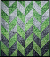 Zipper Printed Pattern by Melissa Milligan for Villa Rosa Designs Size 54" x 72"
