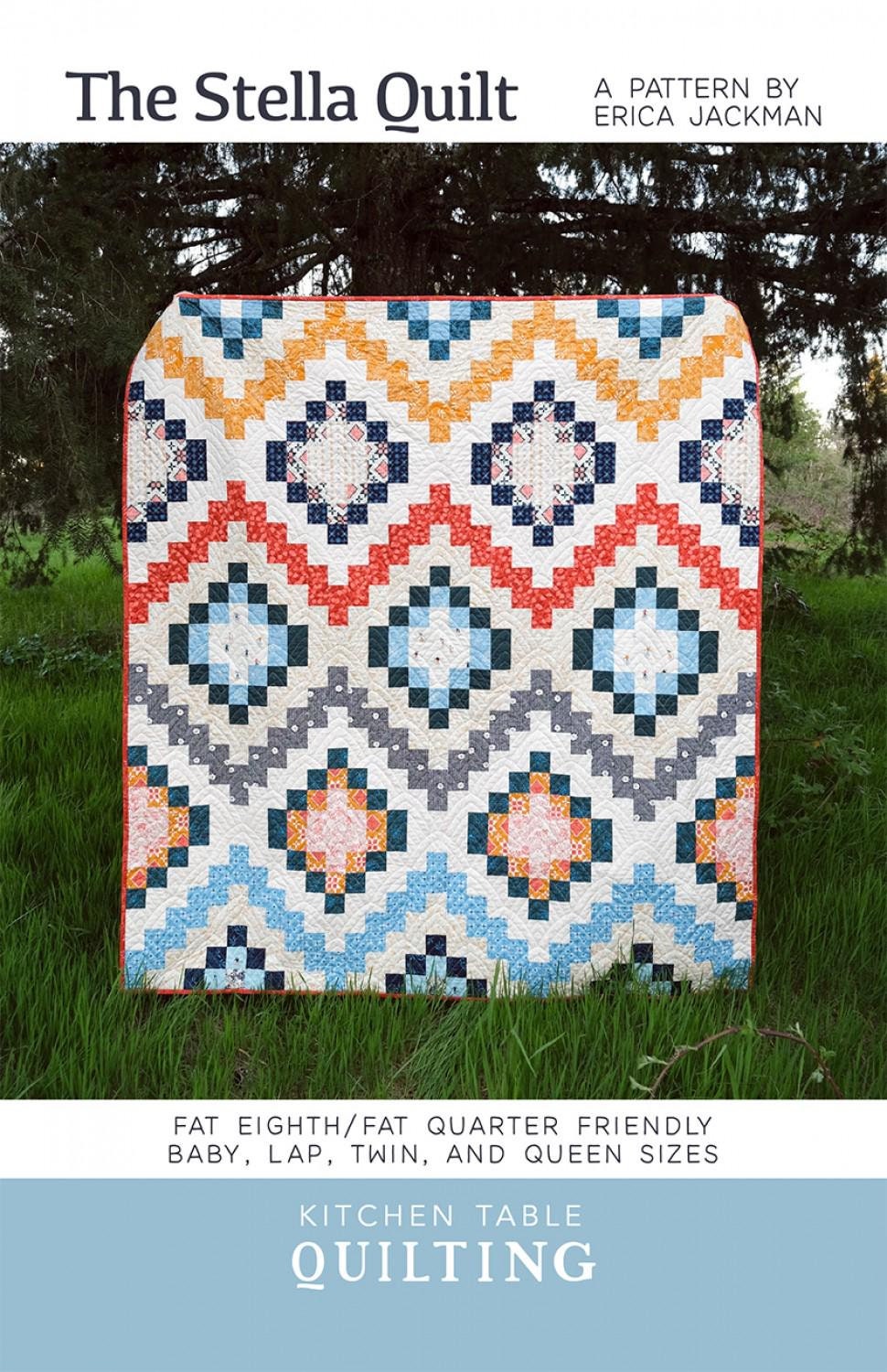 The Stella Quilt Pattern KTQ166 by Kitchen Table Quilting (baby, lap, twin and queen)