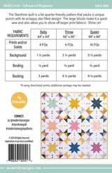 Starshine MM-008 PAPER Quilt Pattern for Modernly Morgan