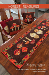 Forest Treasures Quilt Printed Pattern by Robin Pickens RPQP-FT152 Multi Size