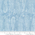 a ruler with a blue and white pattern on it