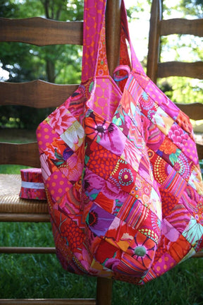 Mondo Bag Printed Pattern including Interfcecing - by Quiltsmart - you will receive 2 panels used to make one Mono Bag