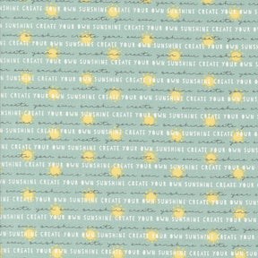 a blue and yellow wallpaper with yellow stars