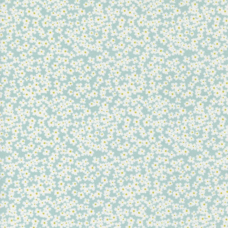 a blue and white background with yellow dots