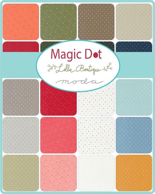 the magic dot pattern is shown in multiple colors
