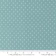 a ruler with a blue background with white circles