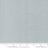 a ruler with a blue and white pattern on it