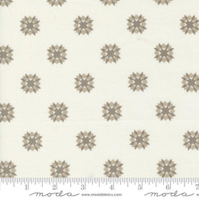 a white and brown flower pattern on a white background