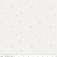 a white and gold wallpaper with small trees on it