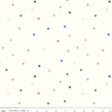 a white background with multicolored dots