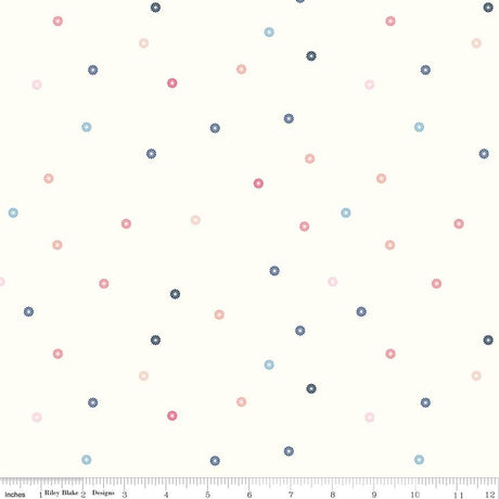a white background with multicolored dots