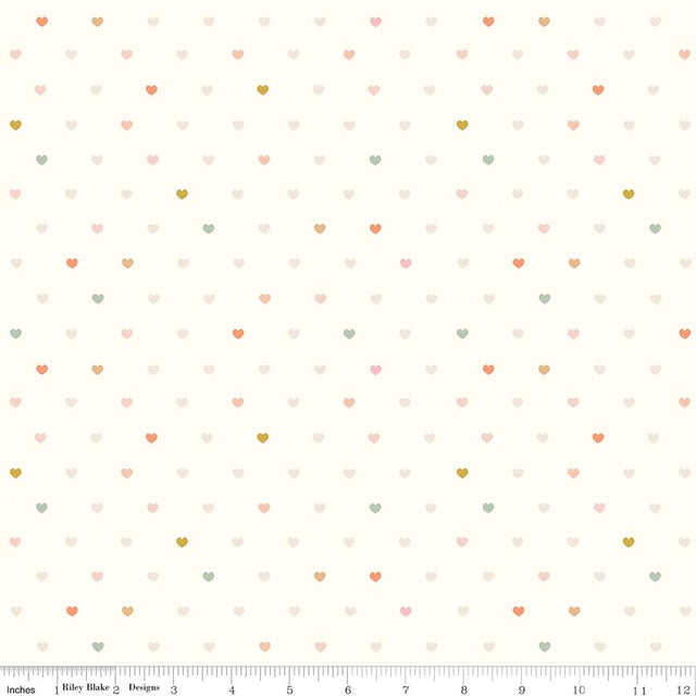 a white background with small hearts on it