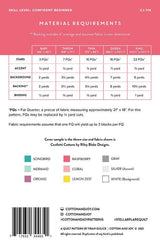 Stellar Flare Pattern Printed Pattern Only CJ 114 by Fran of Cotton + Joy