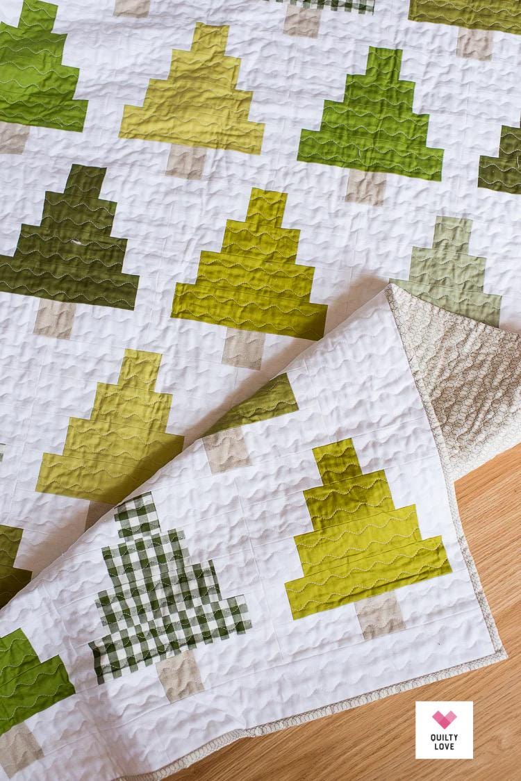 Quilty Trees Quilt Pattern by Emily of Quilty Love. # QLP130 by Quilty Love 4 sizes available see 2nd photo