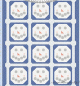 Warm-Hearted Printed Paper Pattern CQ214 by Cory Yoder for Coriander Quilts Finished Size: 56in x 72in