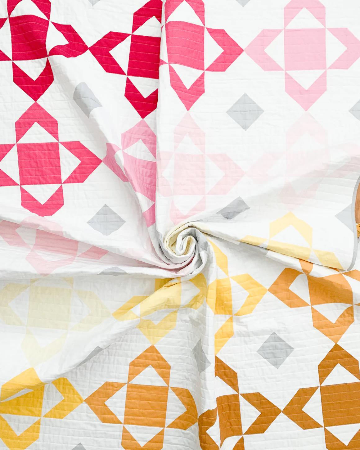 Garden Gems Printed Pattern Only CJ 105 by Cotton and Joy in five sizes