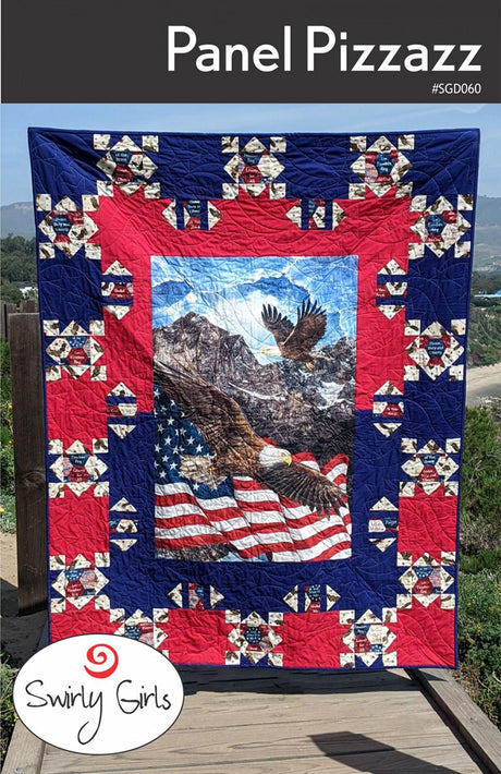 Panel Pizzazz Quilt Pattern by Joanne Hillestad for Swirly Girls Design SGD060