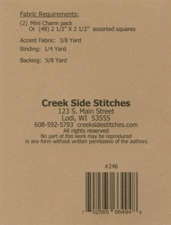 Aprils Candy Flowers Pattern CSS246 From Creek Side Stitches 18 x 23 Bin MP