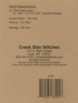 Aprils Candy Flowers Pattern CSS246 From Creek Side Stitches 18 x 23 Bin MP