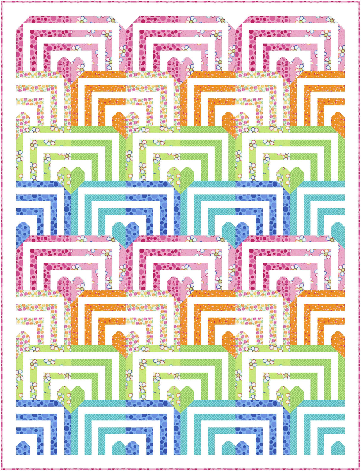 In My Heart Quilt Pattern WS76 By Wendy Sheppard Printed Pattern Only