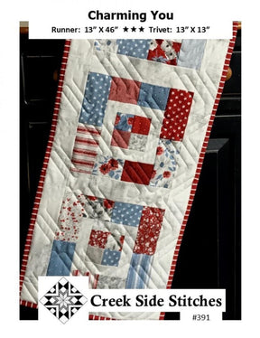 Charming You CSS391 From Creek Side Stitches two sizes Bin MP