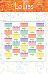 Lollies Quilt Pattern WS65 By Wendy Sheppard Printed Pattern Only Finished Quilt 84" x 80"