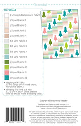 Tree-mendous! WS74 By Wendy Sheppard Printed Pattern Only Finished 56" x 72"