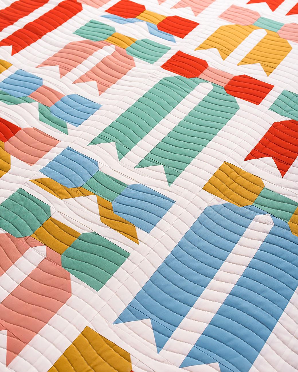 Top Knot Quilt Pattern PPP43 from Pen & Paper Patterns By Lindsey